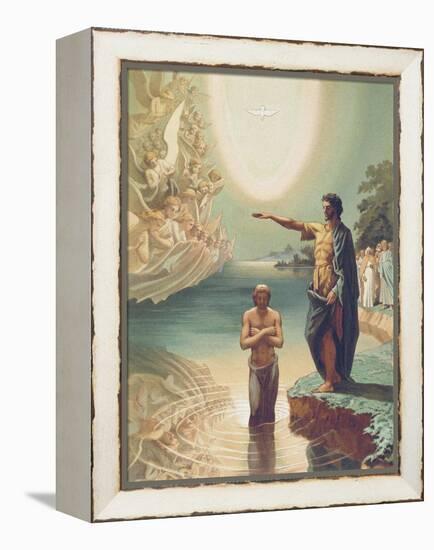 The Baptism of Christ, C.1860-Grigori Grigorevich Gagarin-Framed Premier Image Canvas