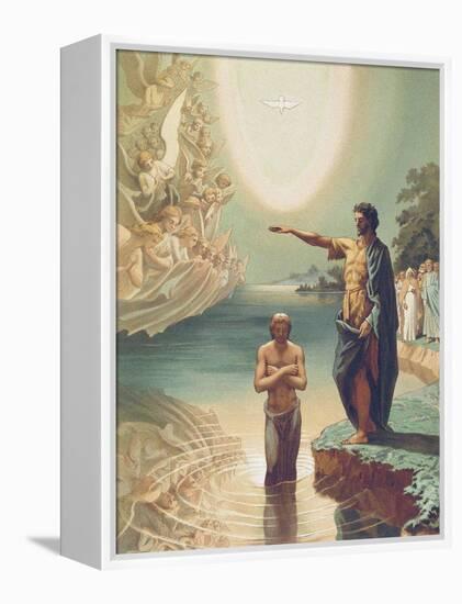 The Baptism of Christ, C.1860-Grigori Grigorevich Gagarin-Framed Premier Image Canvas