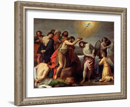 The Baptism of Christ, Late 16th or 17th Century-Alessandro Turchi-Framed Giclee Print