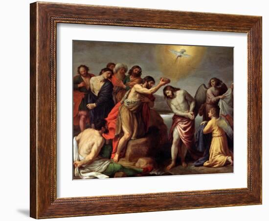 The Baptism of Christ, Late 16th or 17th Century-Alessandro Turchi-Framed Giclee Print