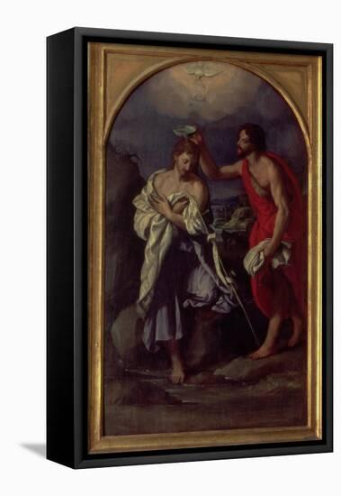 The Baptism of Christ-Alessandro Allori-Framed Premier Image Canvas