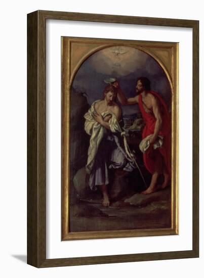 The Baptism of Christ-Alessandro Allori-Framed Giclee Print