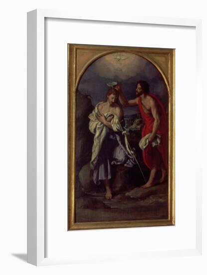 The Baptism of Christ-Alessandro Allori-Framed Giclee Print