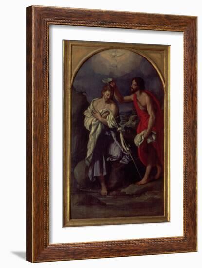 The Baptism of Christ-Alessandro Allori-Framed Giclee Print