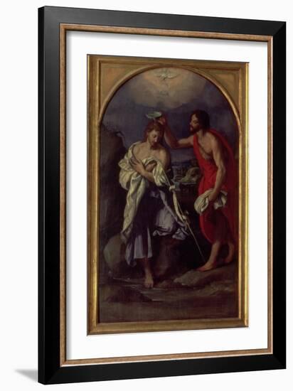 The Baptism of Christ-Alessandro Allori-Framed Giclee Print