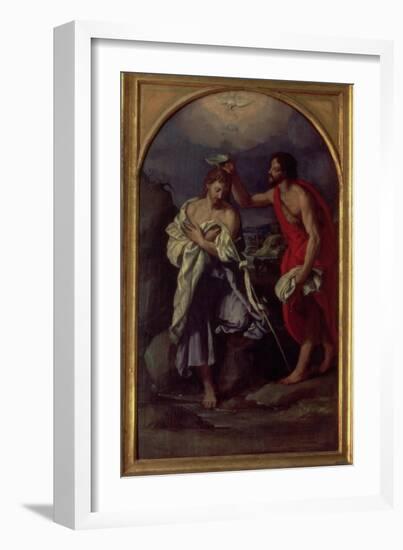 The Baptism of Christ-Alessandro Allori-Framed Giclee Print