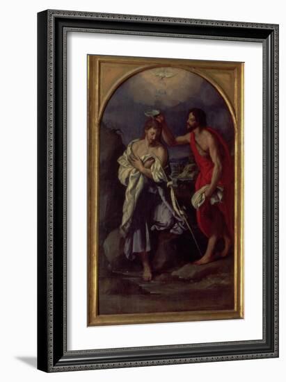 The Baptism of Christ-Alessandro Allori-Framed Giclee Print