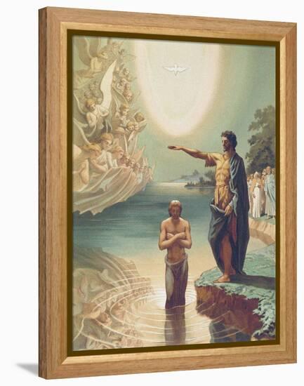 The Baptism of Christ-Grigori Grigorievich Gagarin-Framed Premier Image Canvas