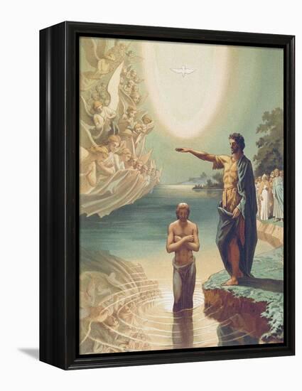 The Baptism of Christ-Grigori Grigorievich Gagarin-Framed Premier Image Canvas