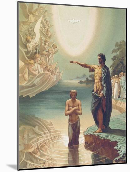 The Baptism of Christ-Grigori Grigorievich Gagarin-Mounted Giclee Print