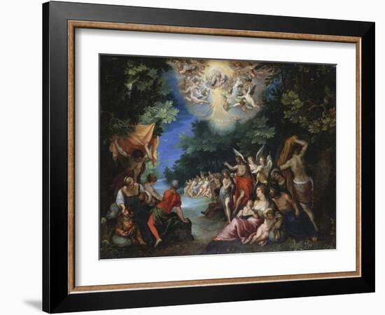 The Baptism of Christ-Johann Rottenhammer-Framed Giclee Print