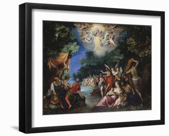 The Baptism of Christ-Johann Rottenhammer-Framed Giclee Print