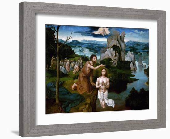 The Baptism of Christ-Joachim Patenir-Framed Giclee Print