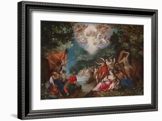 The Baptism of Christ-Jan Brueghel the Elder-Framed Giclee Print