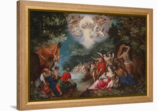 The Baptism of Christ-Jan Brueghel the Elder-Framed Premier Image Canvas