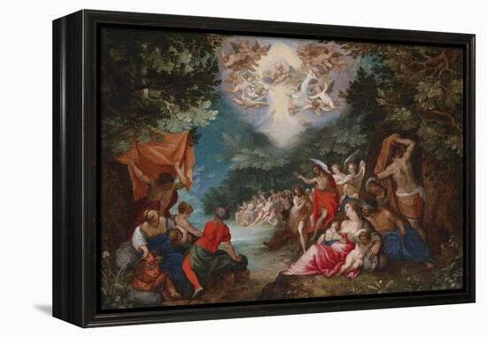 The Baptism of Christ-Jan Brueghel the Elder-Framed Premier Image Canvas