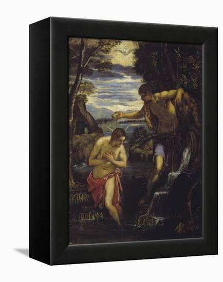 The Baptism of Christ-Domenico Tintoretto-Framed Premier Image Canvas