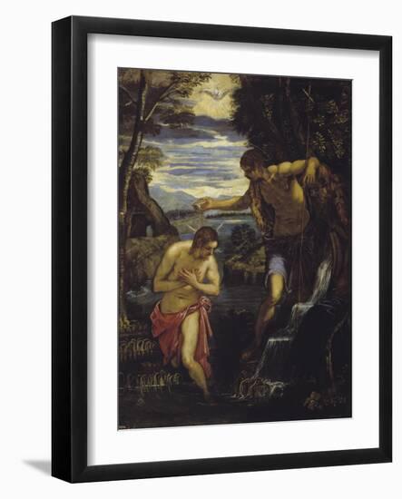 The Baptism of Christ-Domenico Tintoretto-Framed Giclee Print