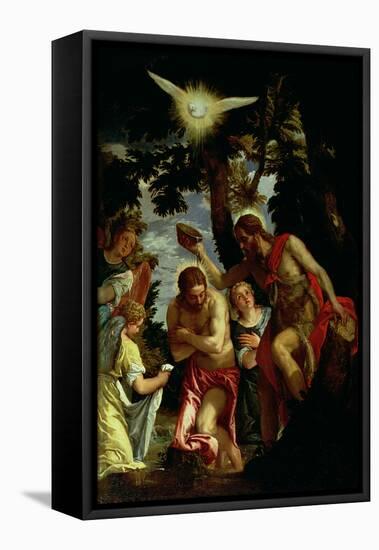 The Baptism of Christ-Paolo Veronese-Framed Premier Image Canvas