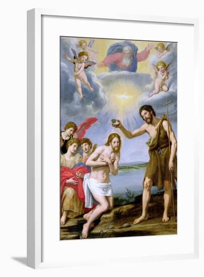 The Baptism of Christ-Ottavio Vannini-Framed Giclee Print