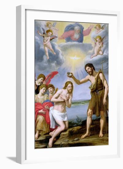 The Baptism of Christ-Ottavio Vannini-Framed Giclee Print