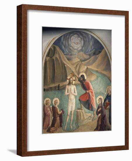 The Baptism of Christ-Giovanni Da Fiesole-Framed Premium Giclee Print