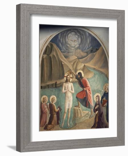 The Baptism of Christ-Giovanni Da Fiesole-Framed Giclee Print