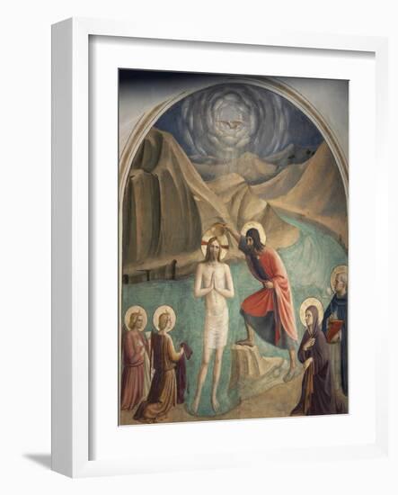 The Baptism of Christ-Giovanni Da Fiesole-Framed Giclee Print