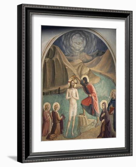 The Baptism of Christ-Giovanni Da Fiesole-Framed Giclee Print