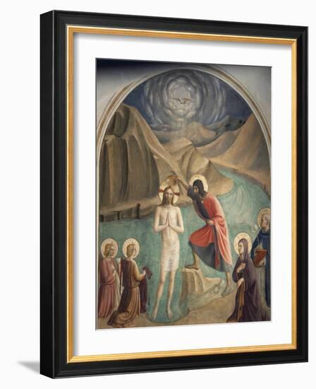 The Baptism of Christ-Giovanni Da Fiesole-Framed Giclee Print