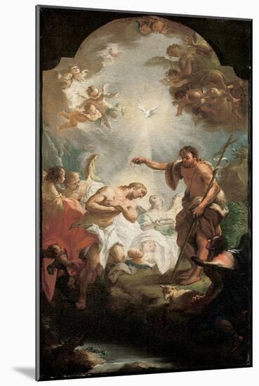 The Baptism of Christ-Michel Angelo Unterberger-Mounted Giclee Print