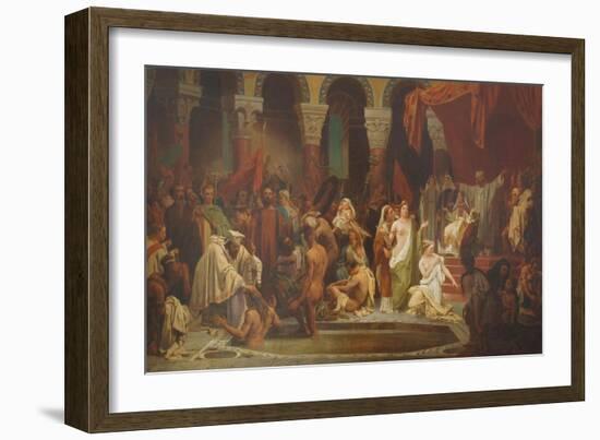 The Baptism of Clovis-Jules Vincent Rigo-Framed Giclee Print