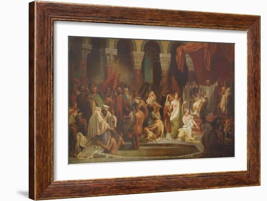 The Baptism of Clovis-Jules Vincent Rigo-Framed Giclee Print