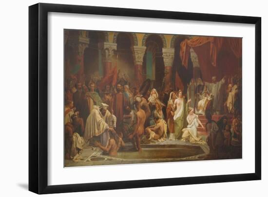 The Baptism of Clovis-Jules Vincent Rigo-Framed Giclee Print