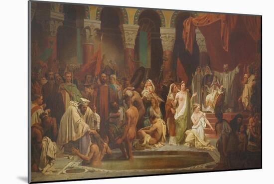 The Baptism of Clovis-Jules Vincent Rigo-Mounted Giclee Print