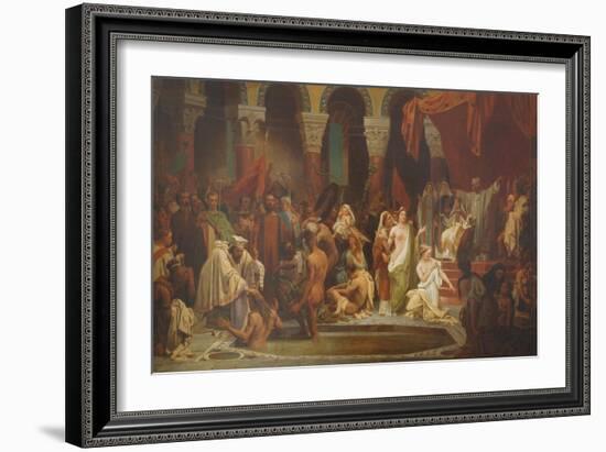 The Baptism of Clovis-Jules Vincent Rigo-Framed Giclee Print