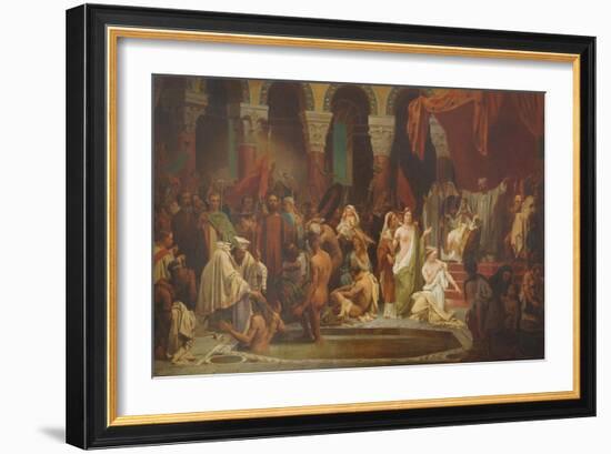 The Baptism of Clovis-Jules Vincent Rigo-Framed Giclee Print