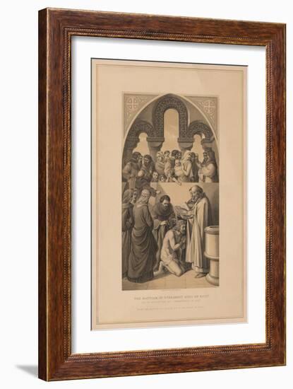 'The Baptism of Ethelbert King of Kent', 597 (1878)-Robert Anderson-Framed Giclee Print