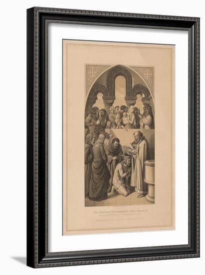 'The Baptism of Ethelbert King of Kent', 597 (1878)-Robert Anderson-Framed Giclee Print