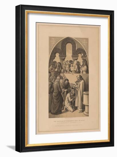 'The Baptism of Ethelbert King of Kent', 597 (1878)-Robert Anderson-Framed Giclee Print