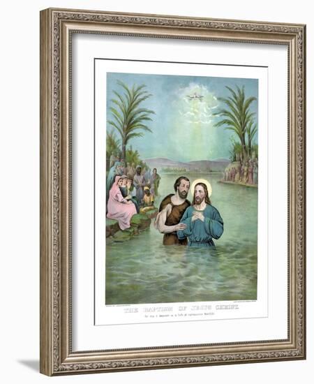 The Baptism of Jesus Christ-Stocktrek Images-Framed Art Print