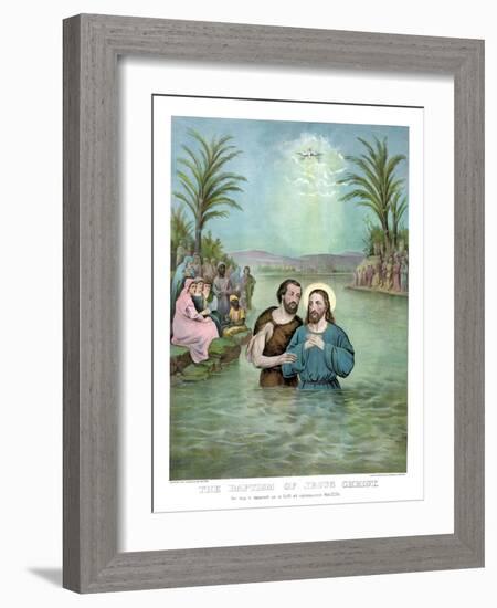 The Baptism of Jesus Christ-Stocktrek Images-Framed Art Print