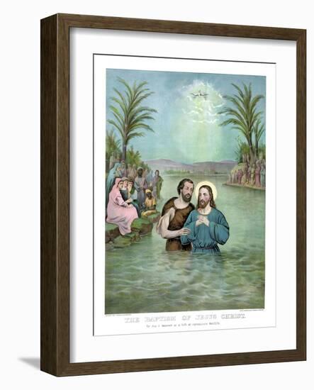 The Baptism of Jesus Christ-Stocktrek Images-Framed Art Print