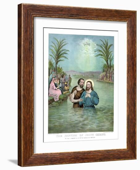 The Baptism of Jesus Christ-Stocktrek Images-Framed Art Print