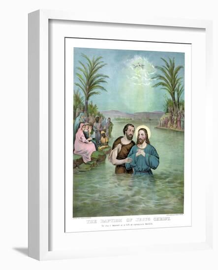 The Baptism of Jesus Christ-Stocktrek Images-Framed Art Print