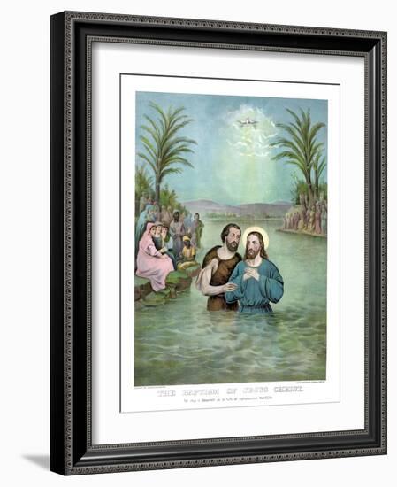 The Baptism of Jesus Christ-Stocktrek Images-Framed Art Print