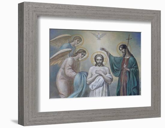 The Baptism of Jesus, Russian Orthodox Church, St. Petersburg, Russia, Europe-Godong-Framed Photographic Print