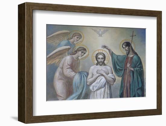 The Baptism of Jesus, Russian Orthodox Church, St. Petersburg, Russia, Europe-Godong-Framed Photographic Print