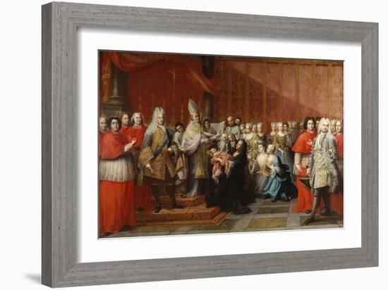 The Baptism of Prince Charles Edward Stewart (1720-88), 1722-35-Pier Leone Ghezzi-Framed Giclee Print