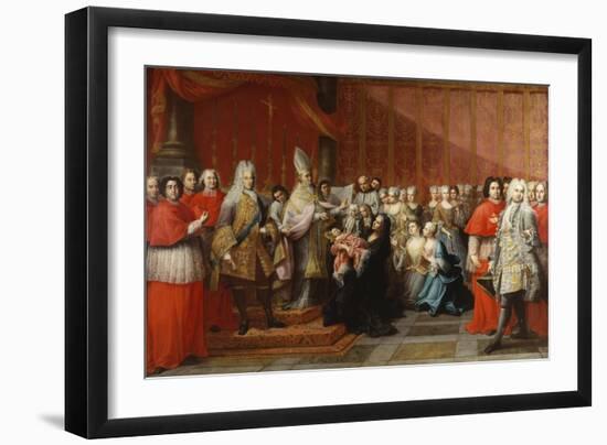 The Baptism of Prince Charles Edward Stewart (1720-88), 1722-35-Pier Leone Ghezzi-Framed Giclee Print